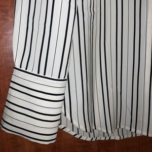 Black and White Stripped Blouse